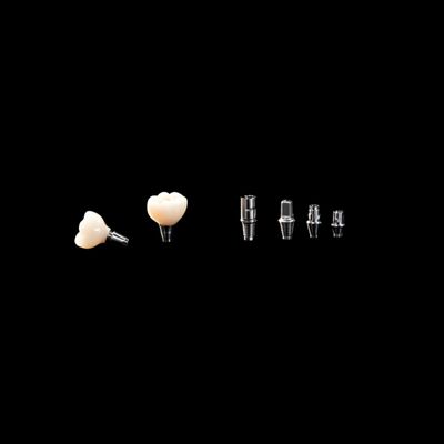 購入 メタリックインプラント クラウン ブリッジ 天然ジルコニア 完全輪郭 クラウン チタン 基板 online manufacture